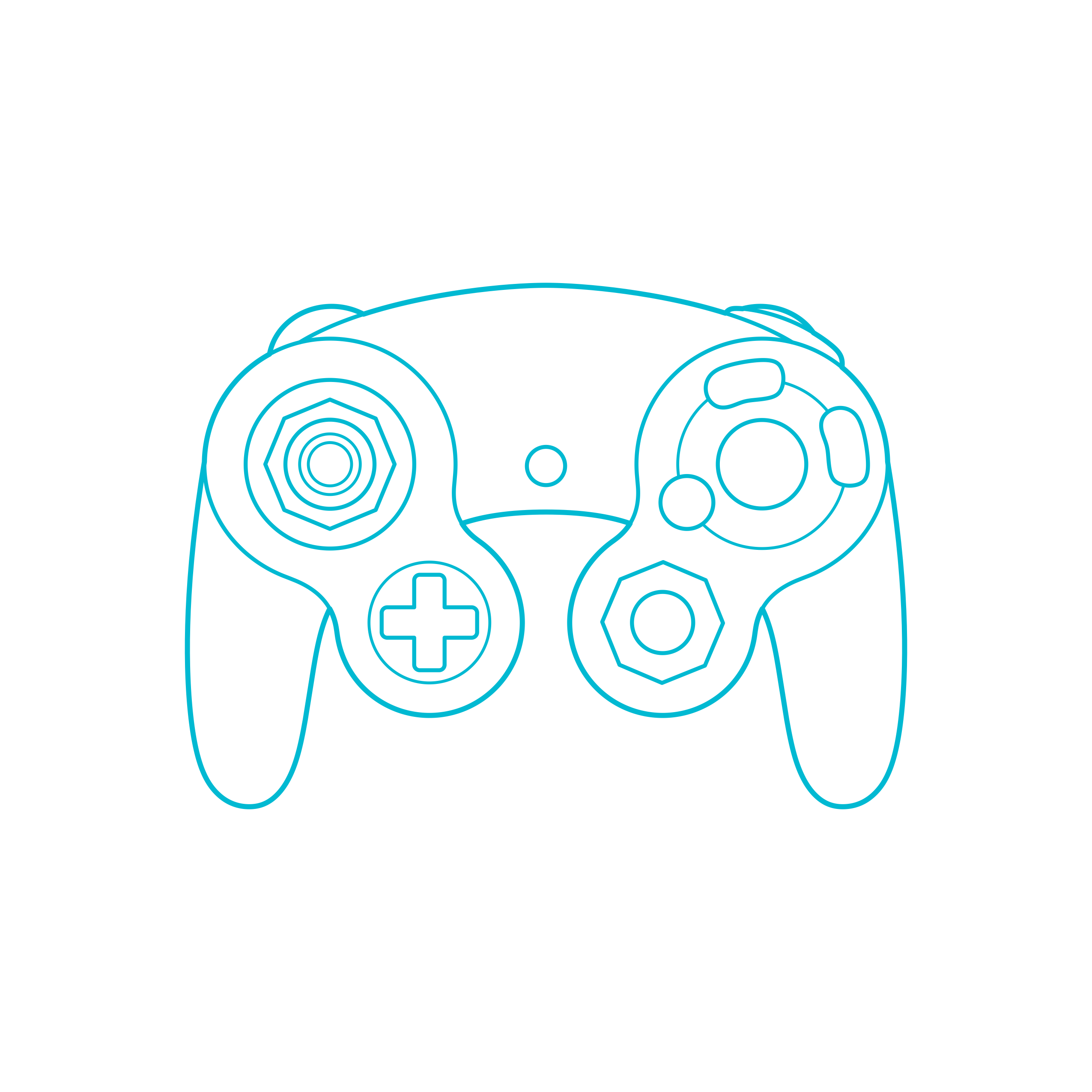 Digital Video Game Controllers Gamecube Controller Black And White Svg Vector Free Vectors